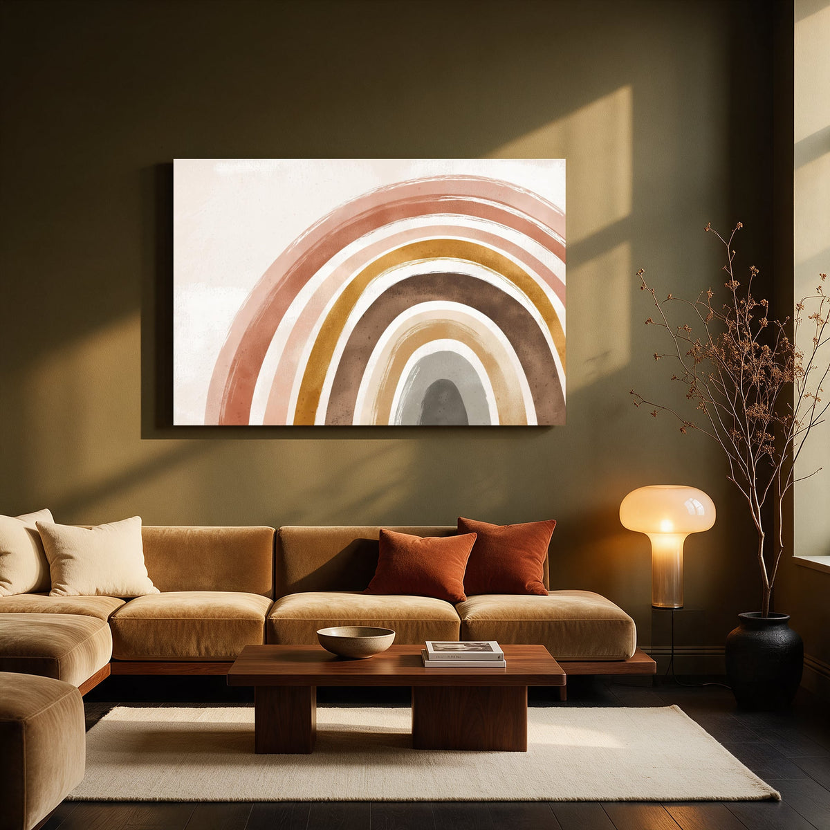Blush Rainbow Arch No2 — Living room Landscape