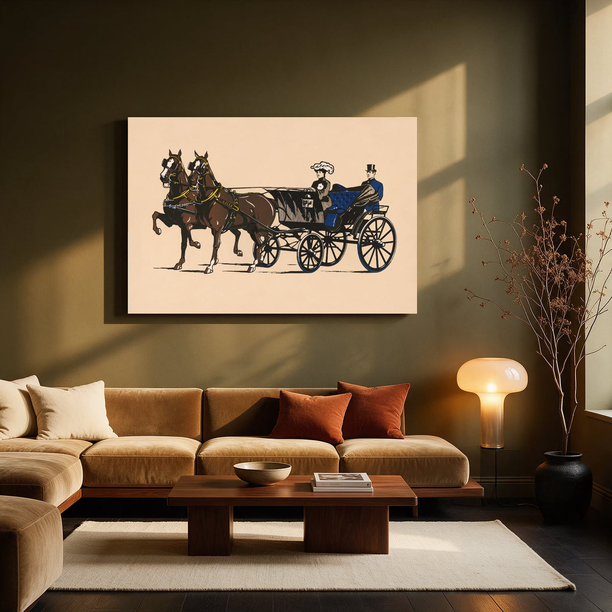 Horse-Drawn Carriage — Living room Landscape