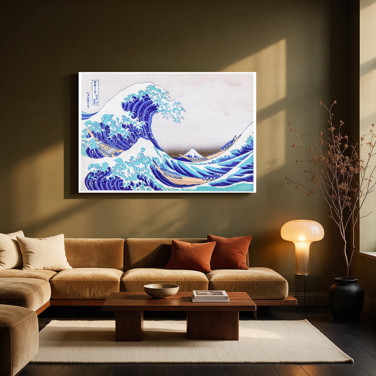 The Great Wave — Living room Landscape