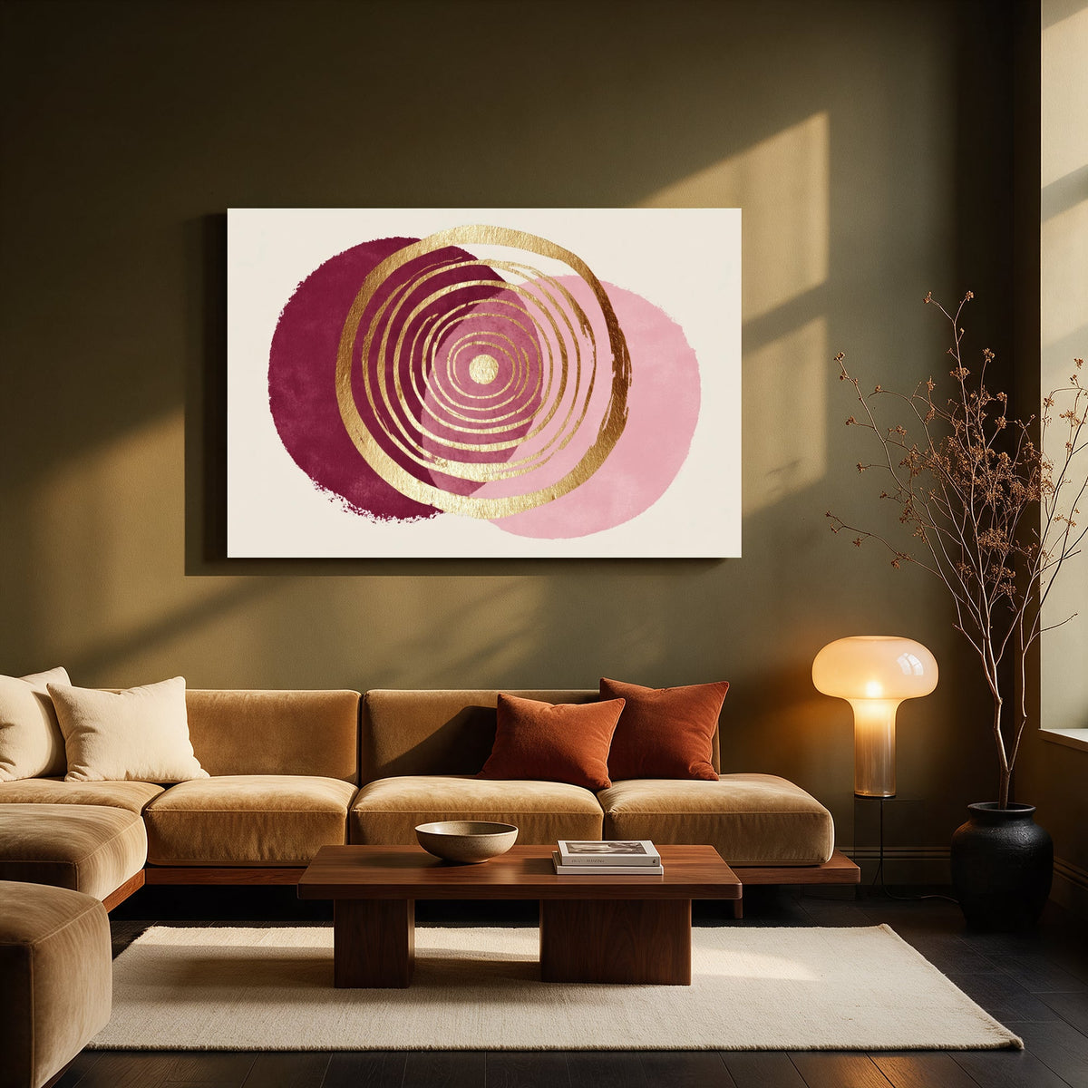Spiral Bloom Duo — Living room Landscape