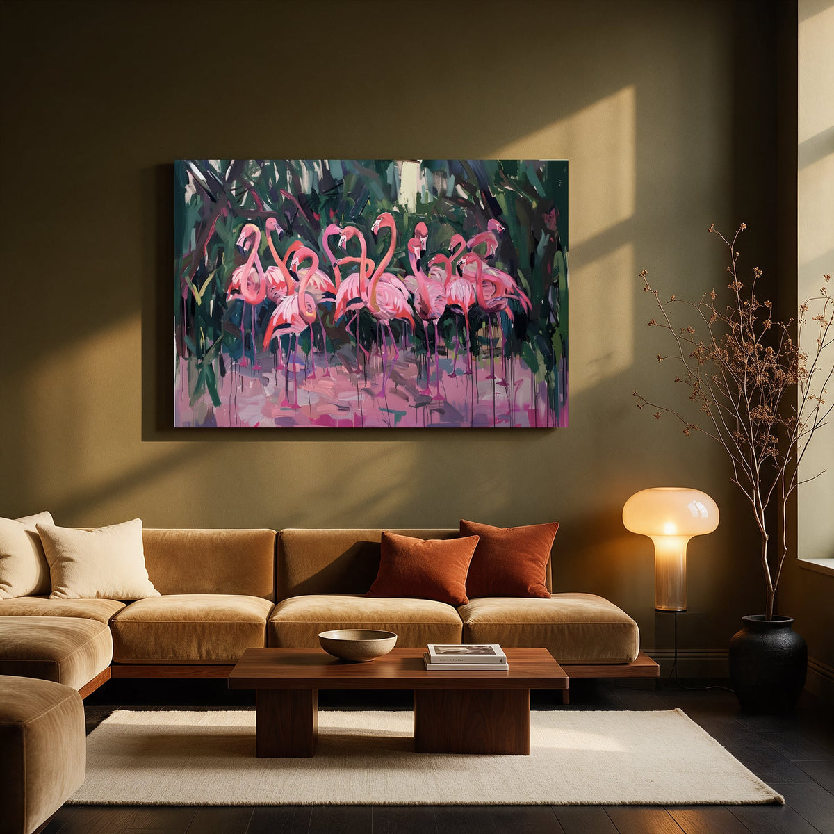 Flamingo Grove — Living room Landscape