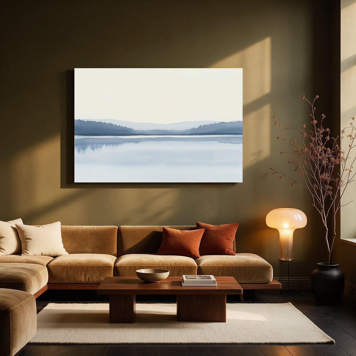 Quiet Lake Horizon No2 — Living room Landscape
