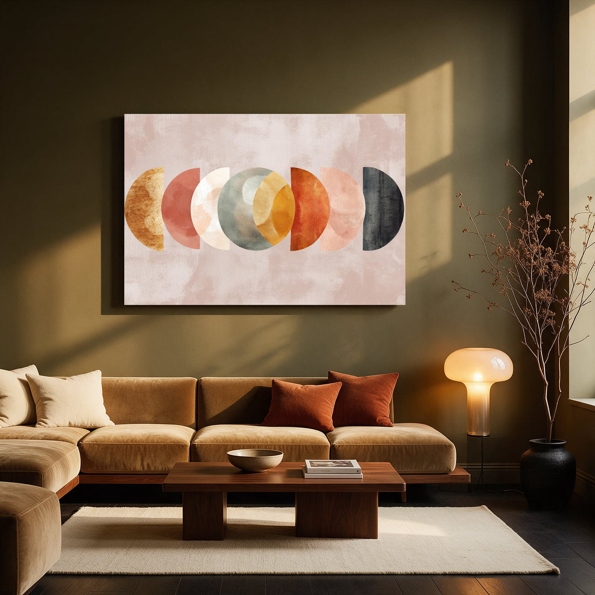 Eclipse Circle Row — Living room Landscape