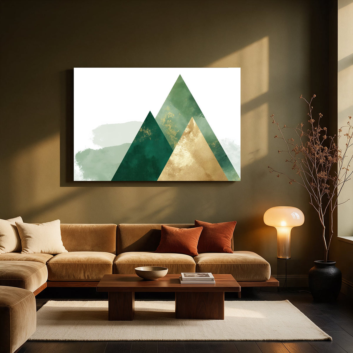 Emerald Triangle Peaks — Living room Landscape