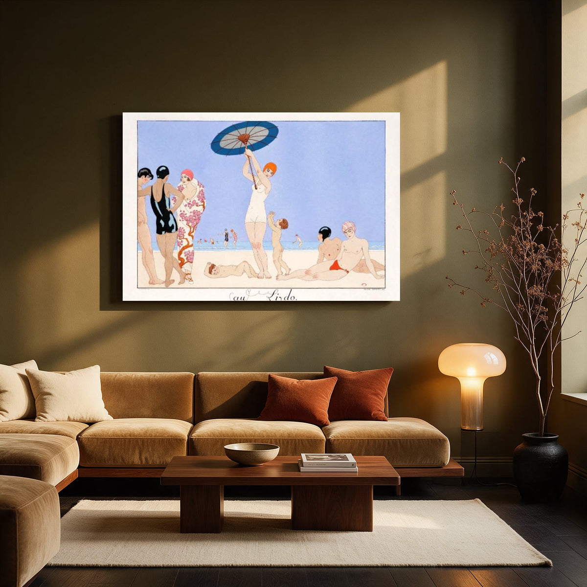 At the Lido — Living room Landscape