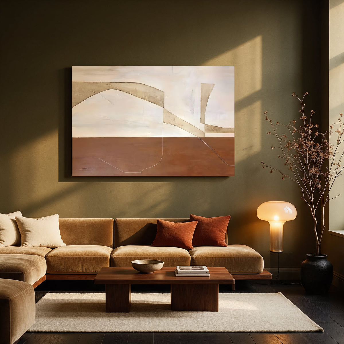 Desert Horizon Abstract — Living room Landscape