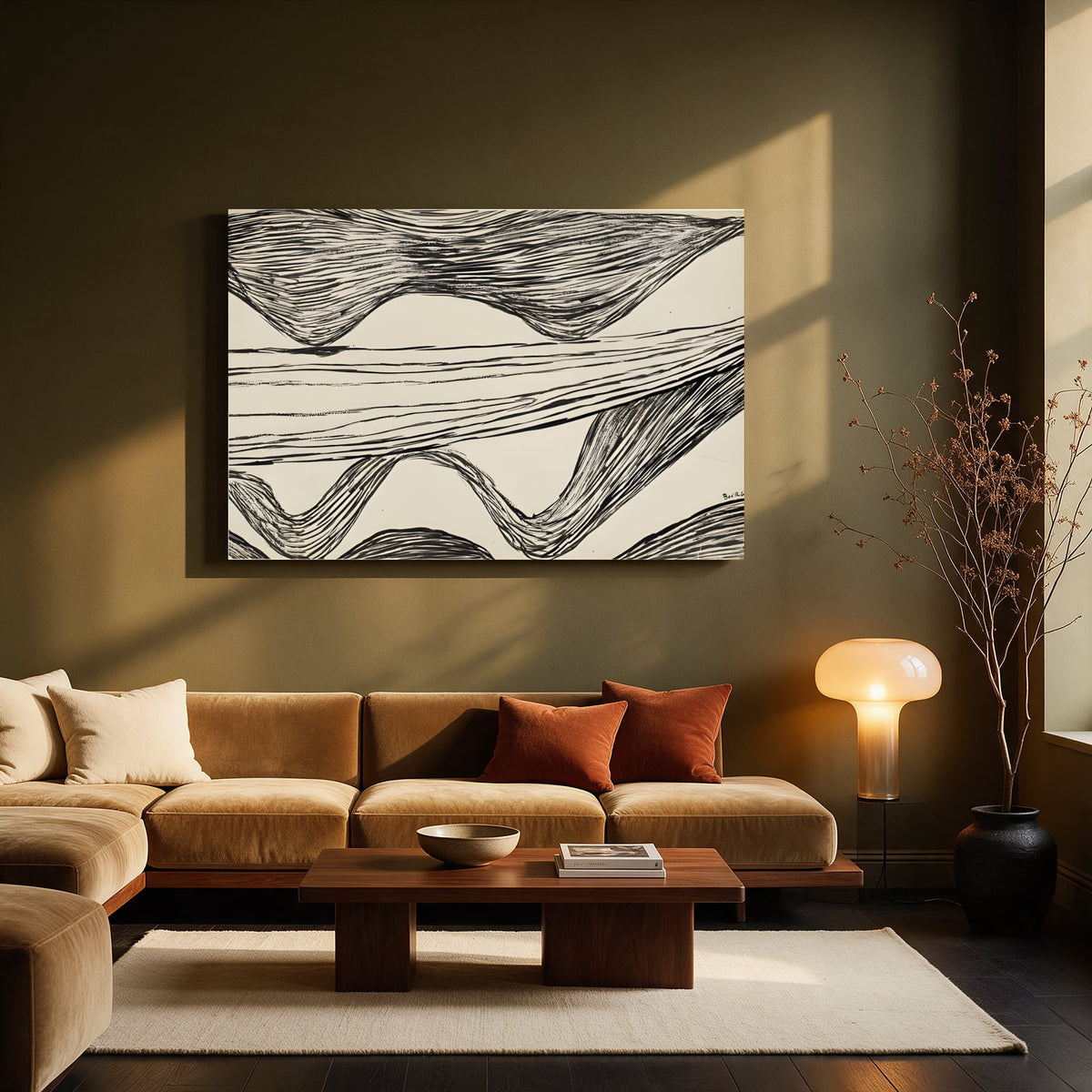 Ripples on Paper — Living room Landscape