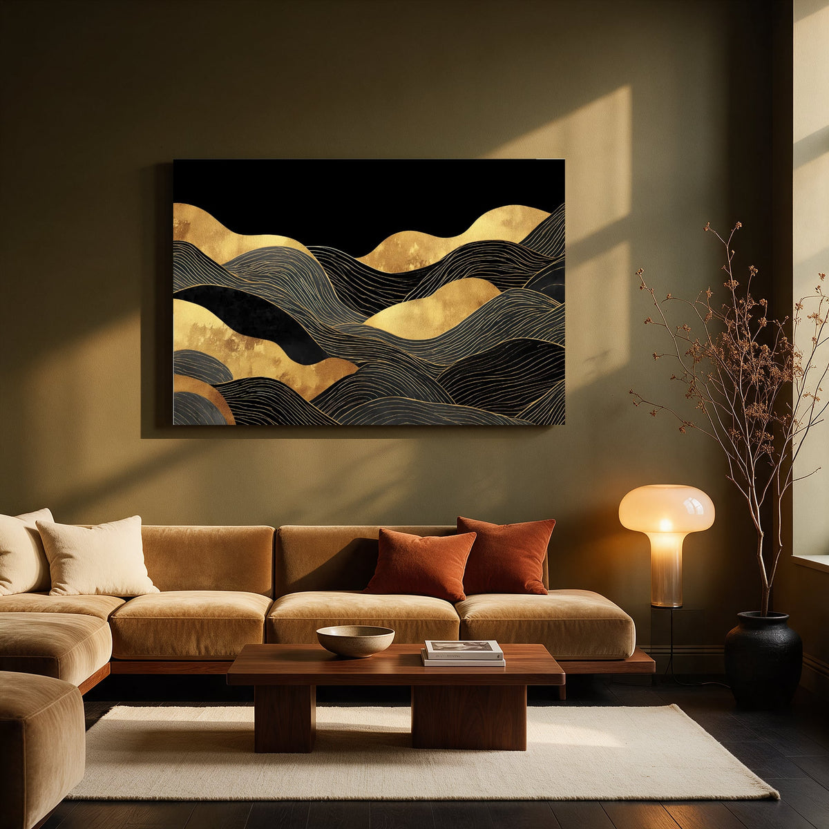 Golden Ridge Current — Living room Landscape
