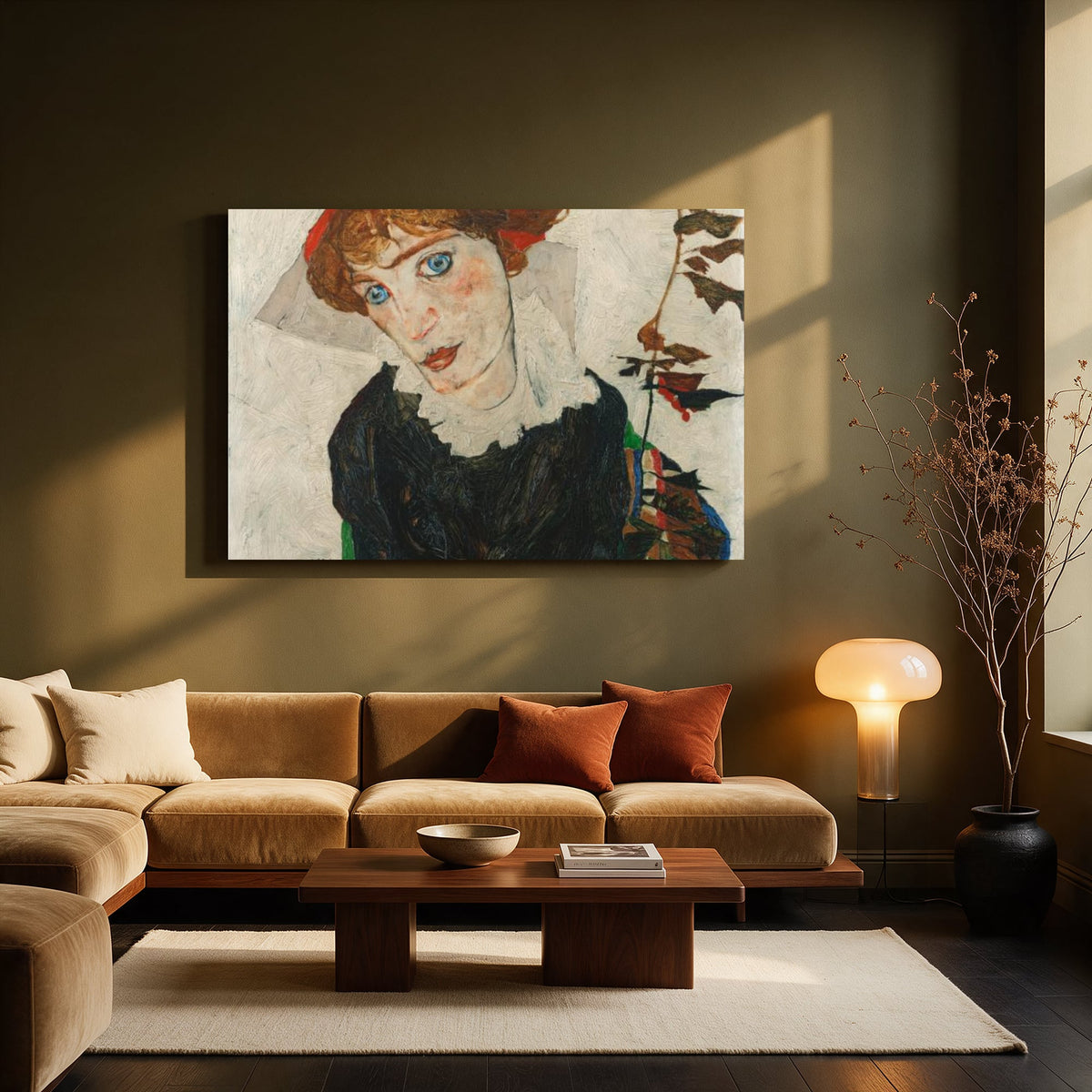 Portrait with Blue Eyes — Living room Landscape
