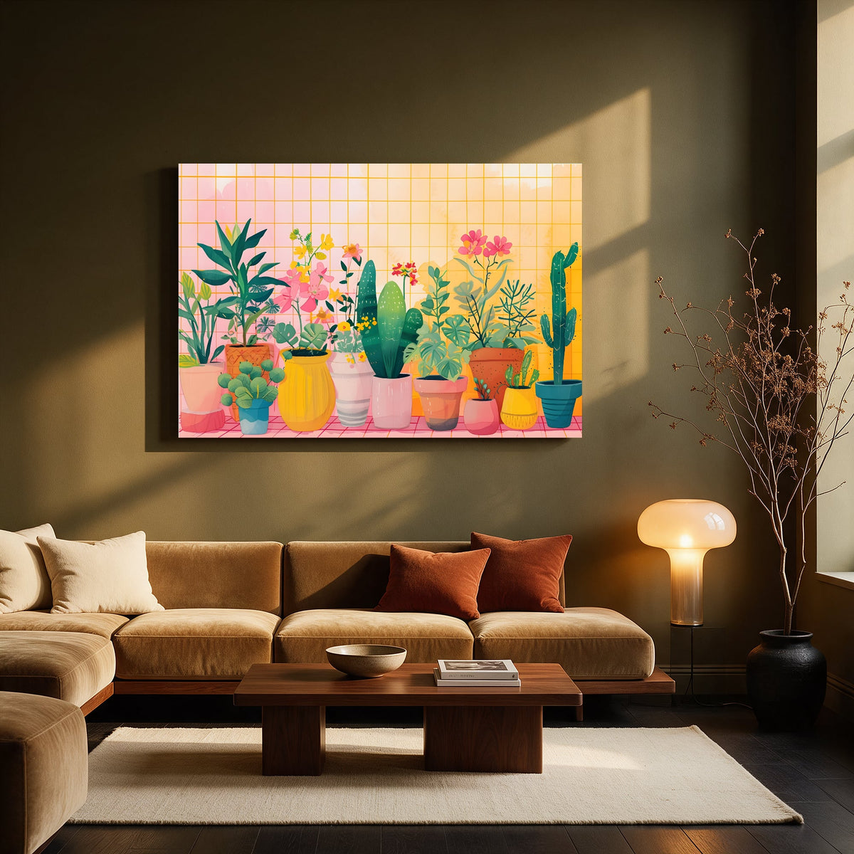 Cactus Row Garden — Living room Landscape