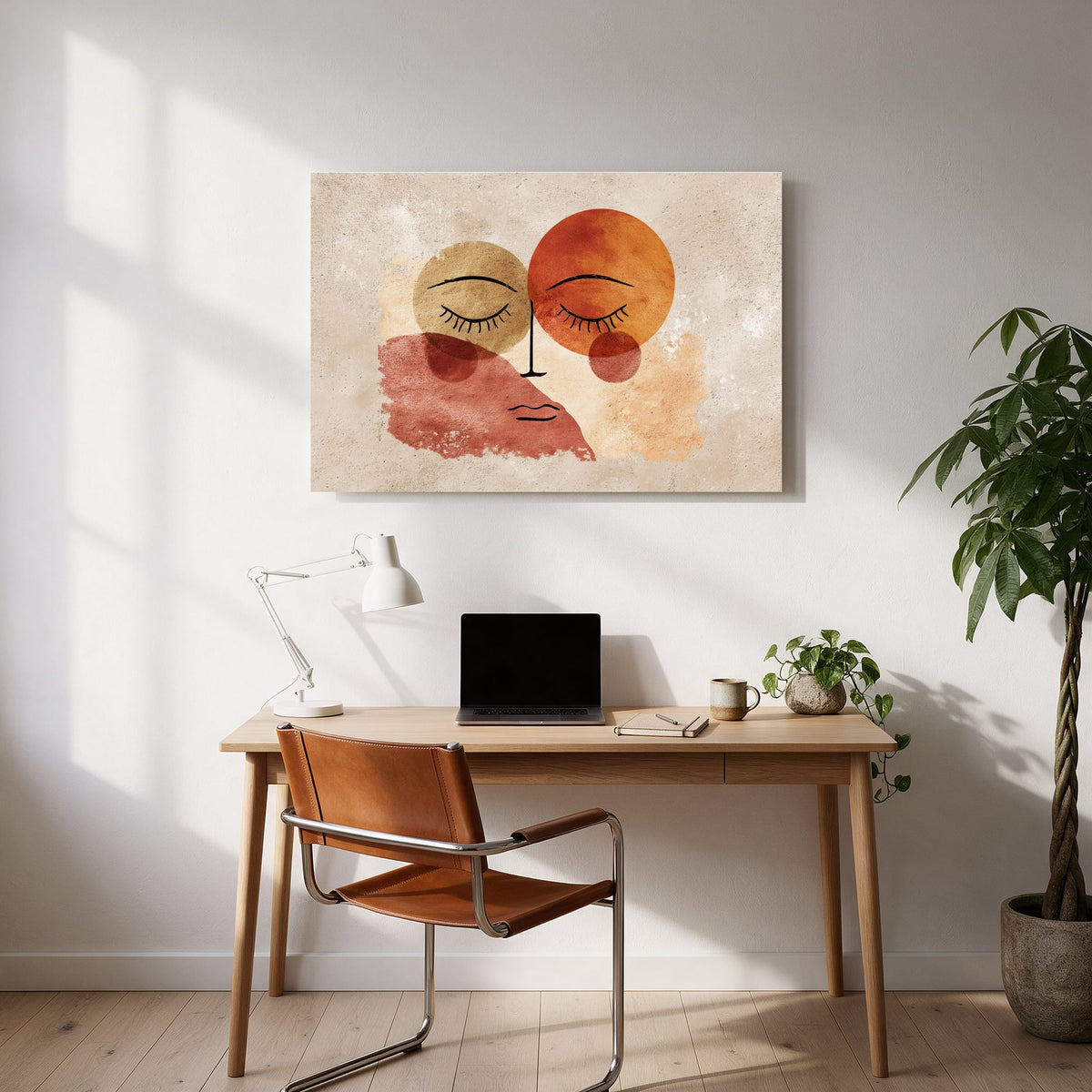 Whispering Profiles No1 — office room landscape