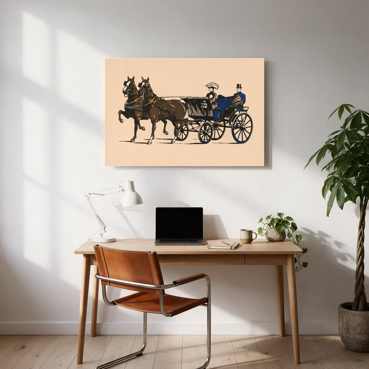 Horse-Drawn Carriage — office room landscape