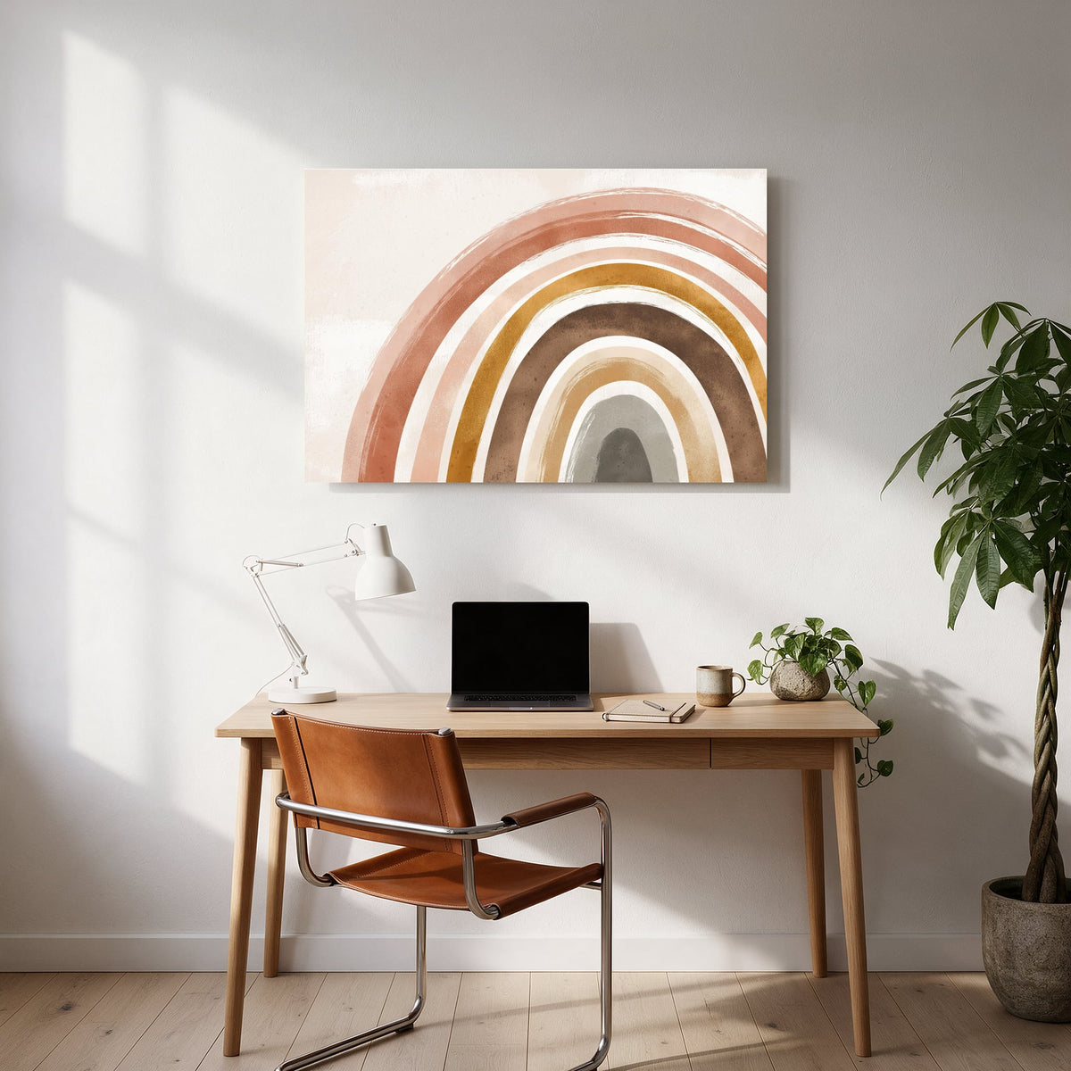 Blush Rainbow Arch No2 — office room landscape