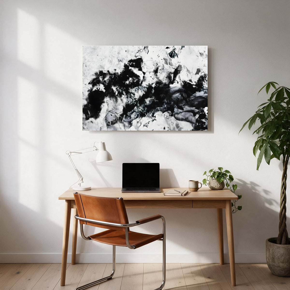 Ink Cloud Study — office room landscape