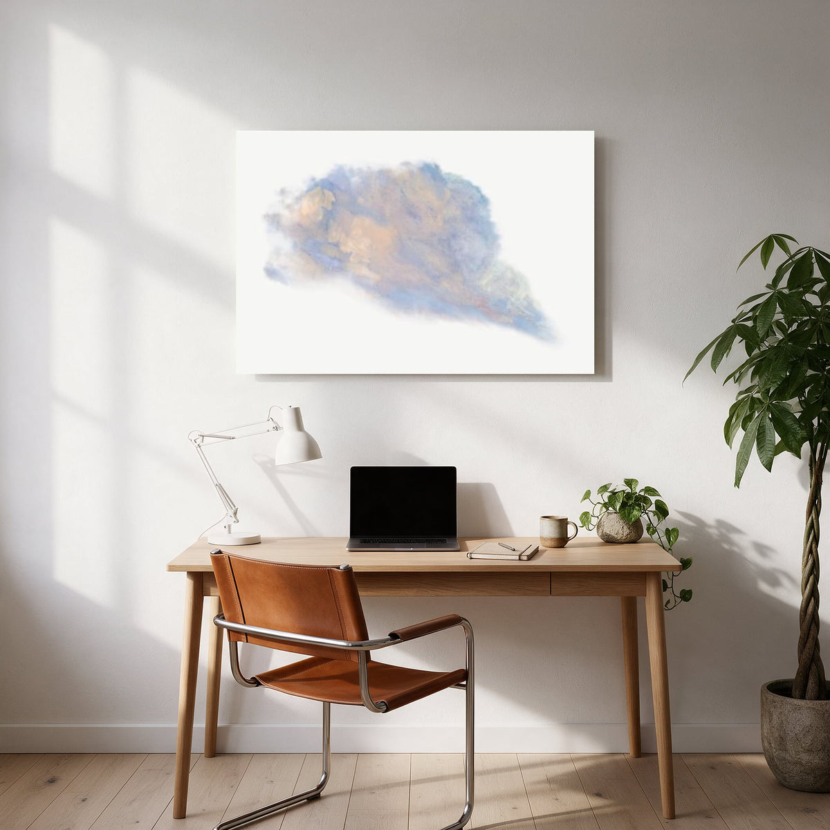 Peach-Gold Cloud — office room landscape