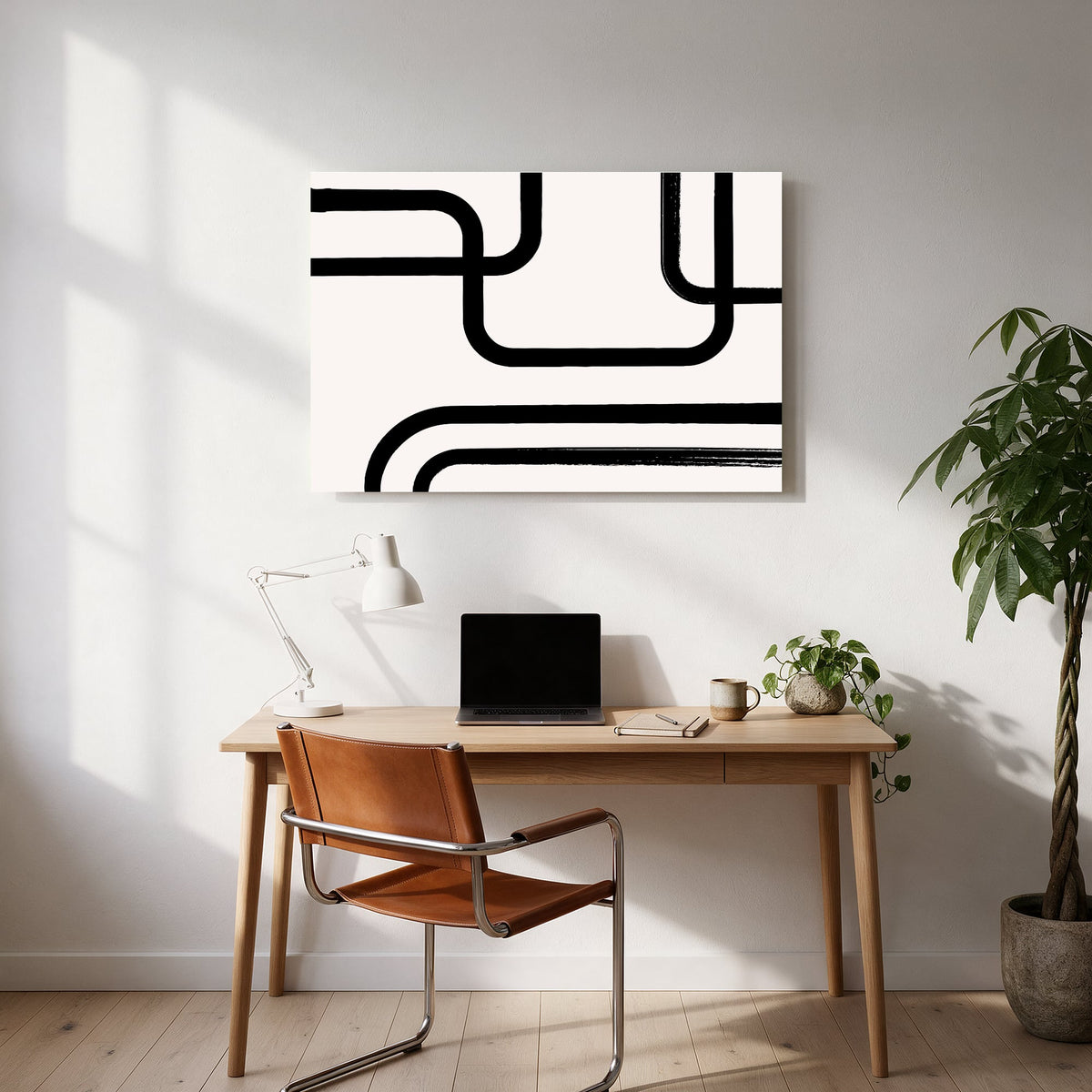 Pipeline Curves — office room landscape