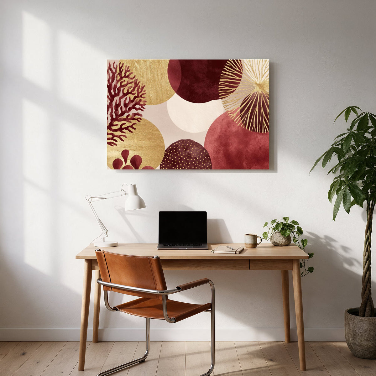 Coral Reef Bloom — office room landscape