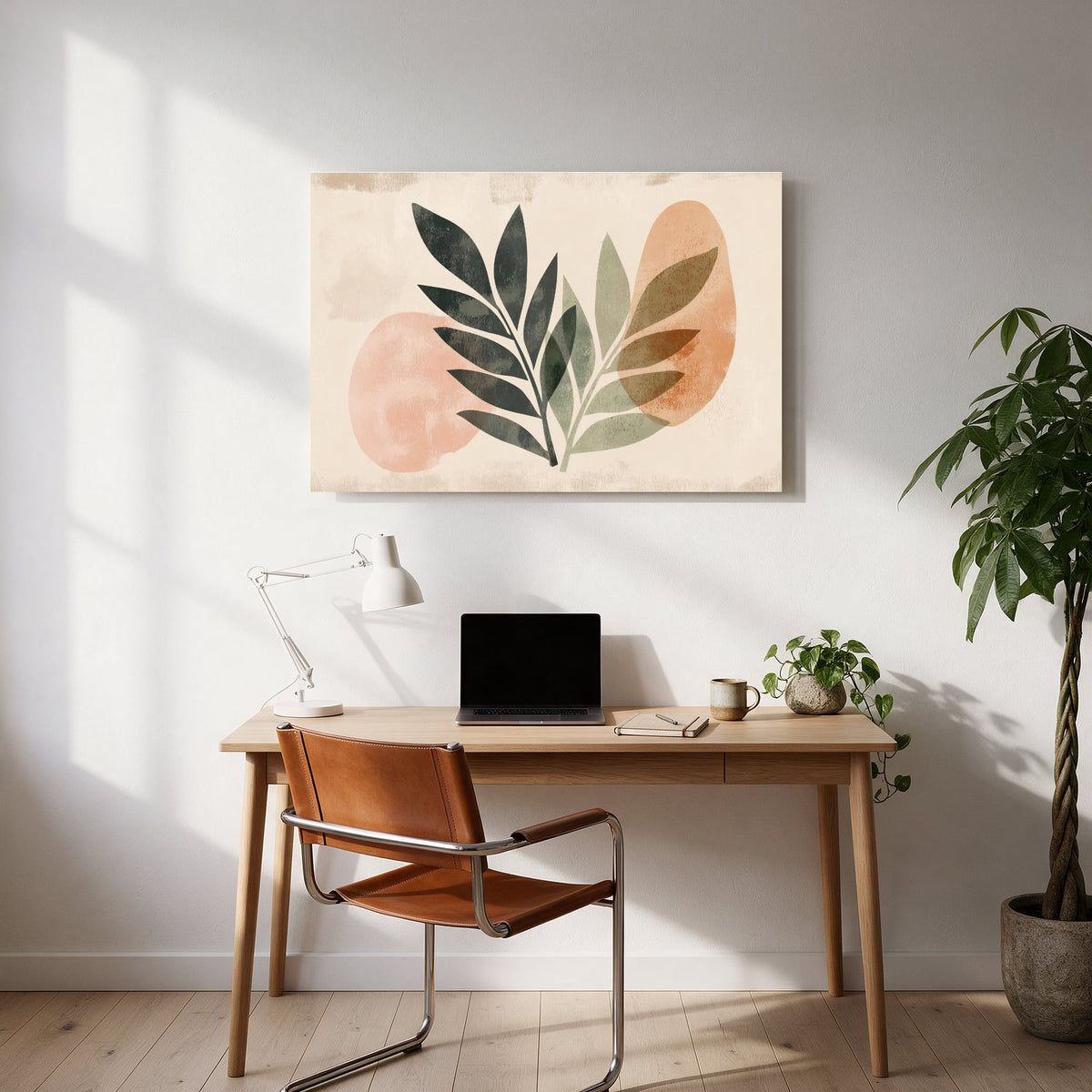 Sage Leaf Branch — office room landscape