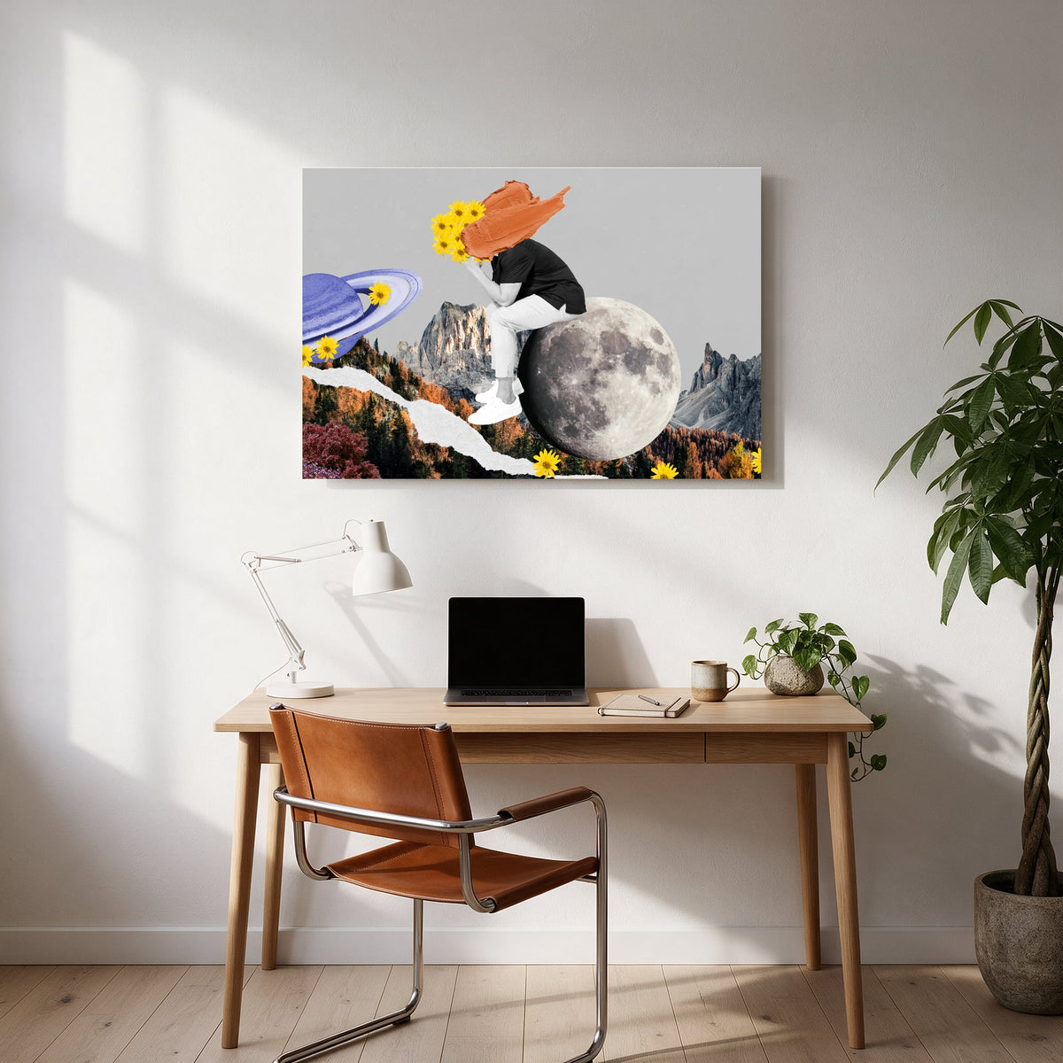 Sunflower Moon Perch — office room landscape