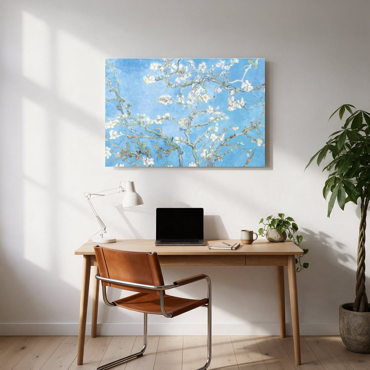 Almond Blossom Branches — office room landscape