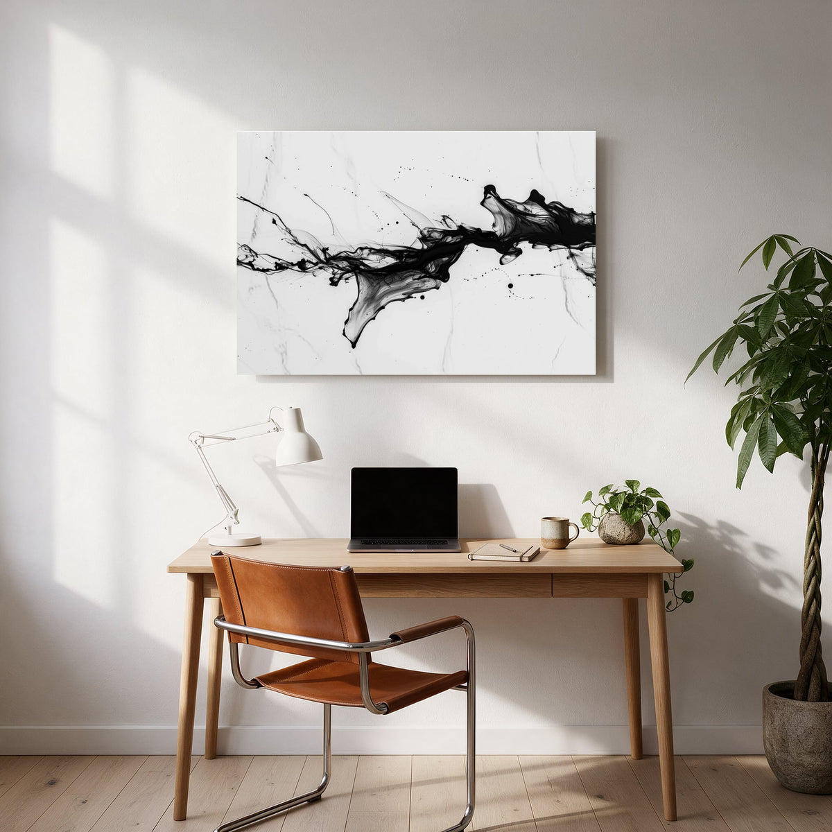 Ink Crack — office room landscape