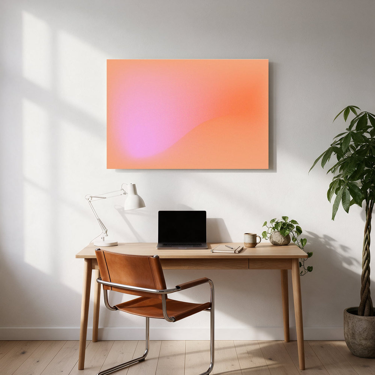Sunset Gradient — office room landscape