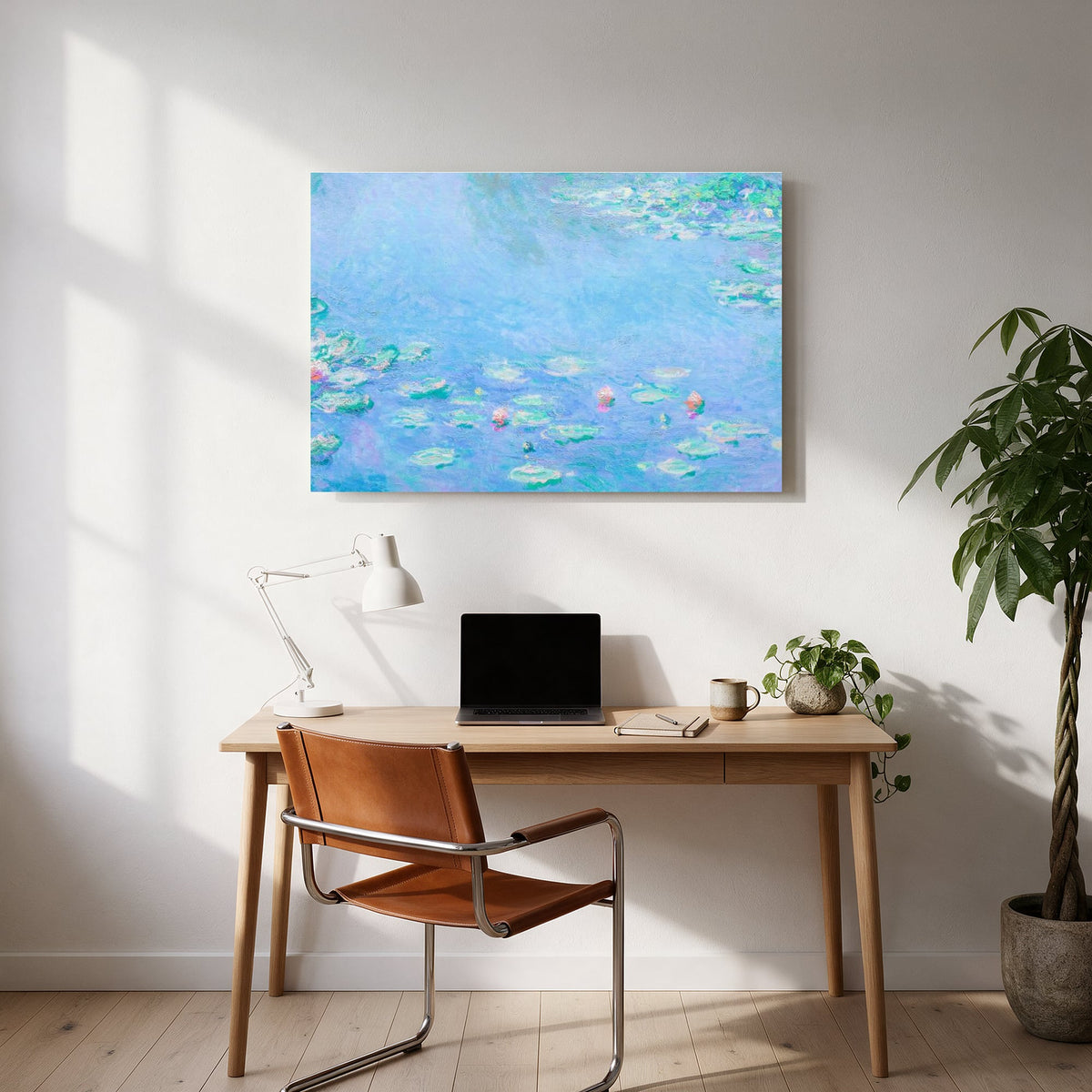 Water Lilies — office room landscape