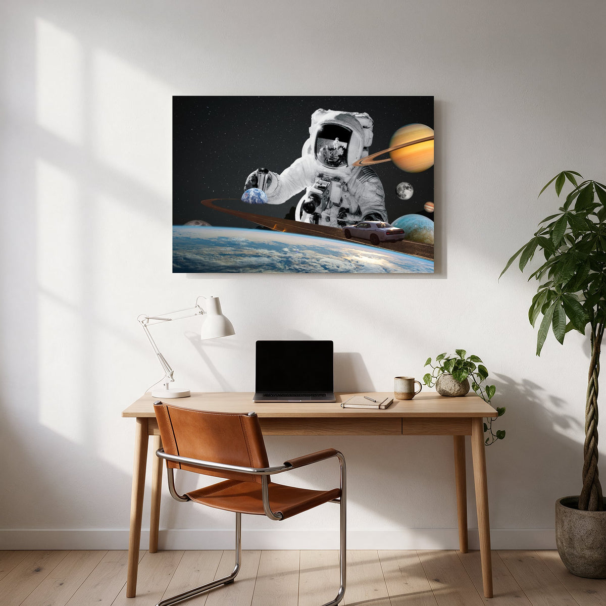 Orbiting the Rings — office room landscape