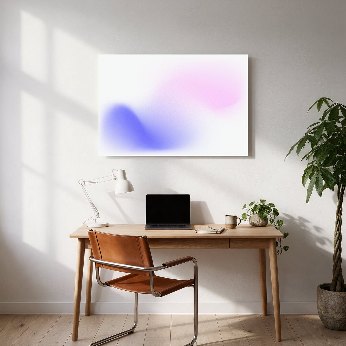 Pastel Gradient Blur — office room landscape