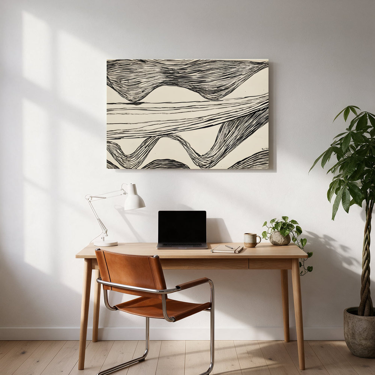 Ripples on Paper — office room landscape