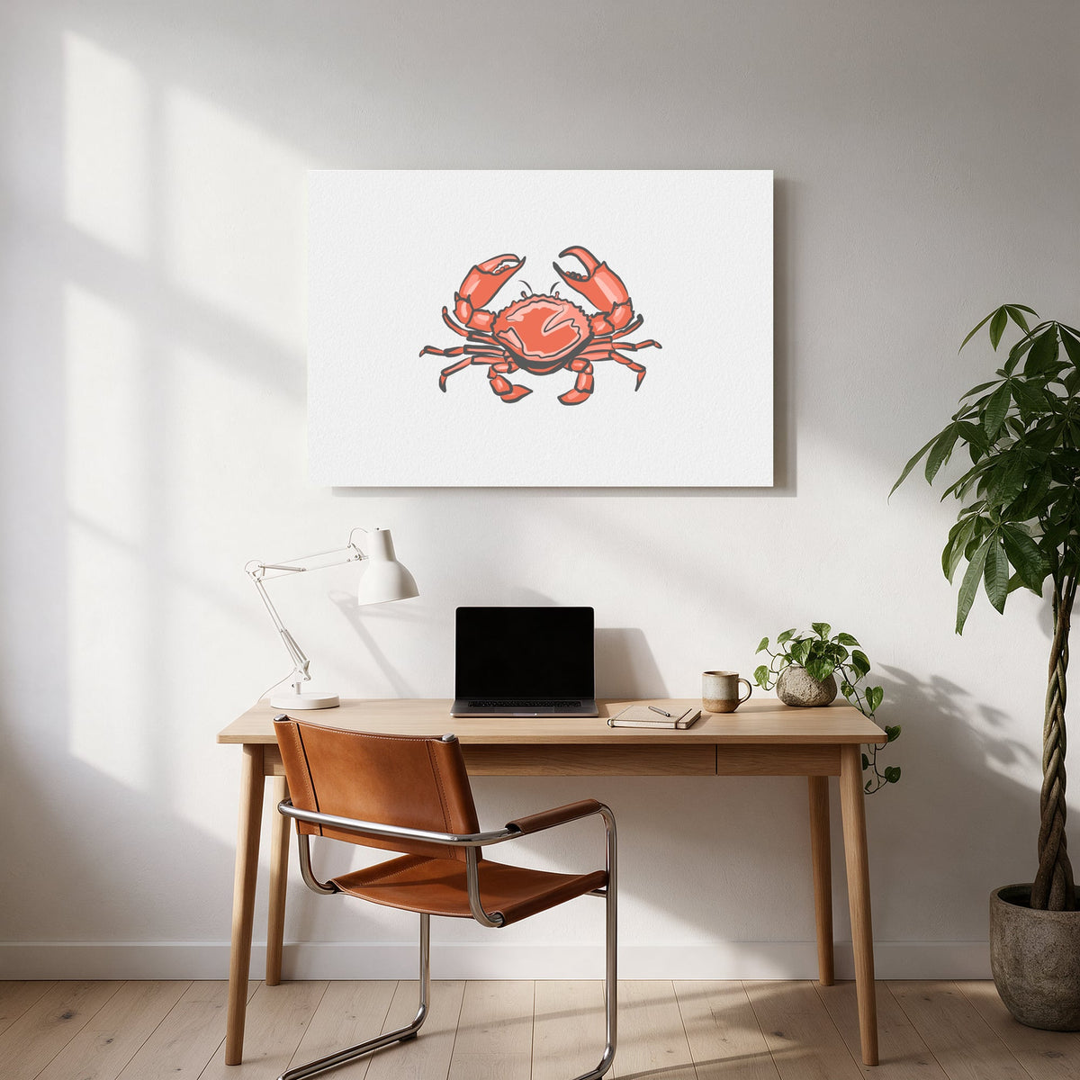 Red Crab — office room landscape