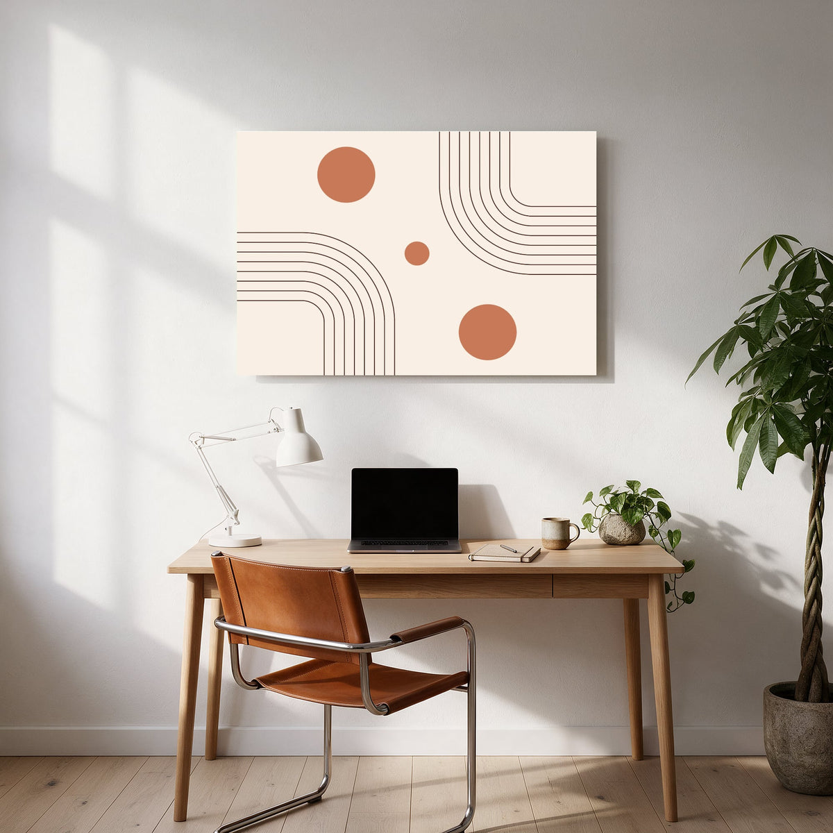 Scattered Dot Arches — office room landscape