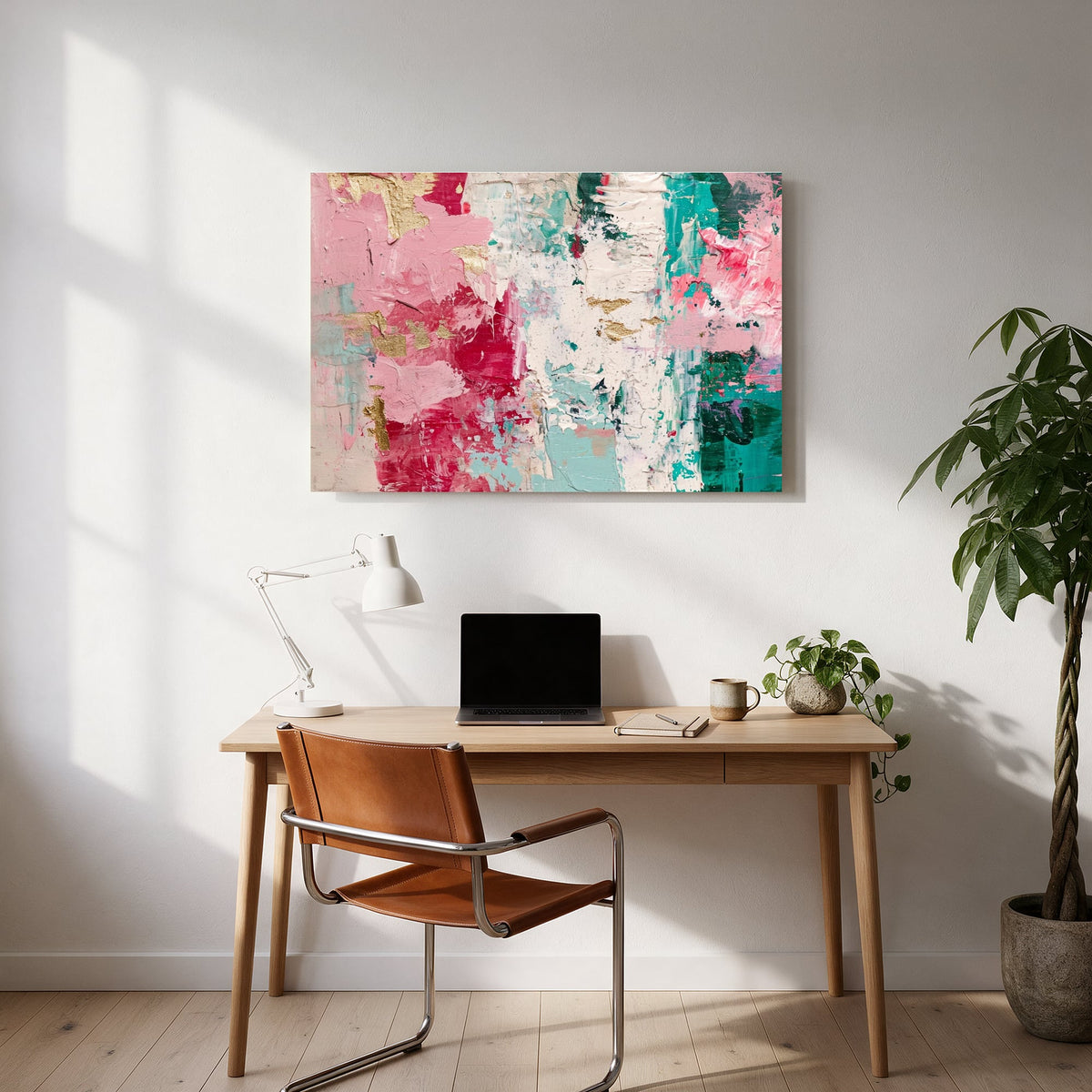 Palette Knife Bloom — office room landscape