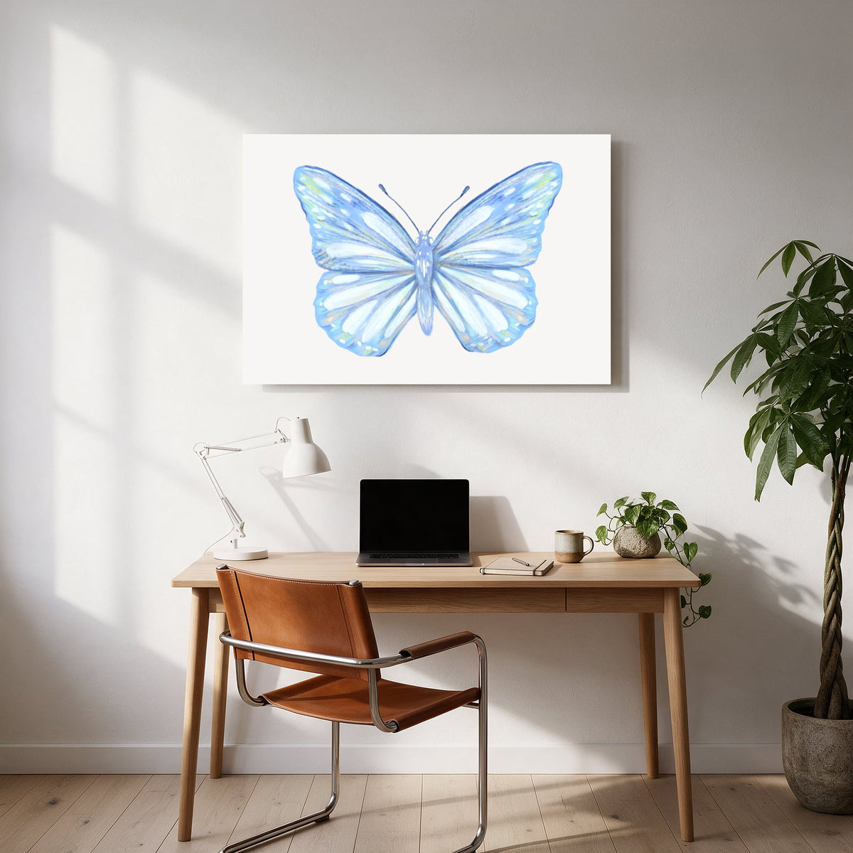 Blue Butterfly Botanical — office room landscape