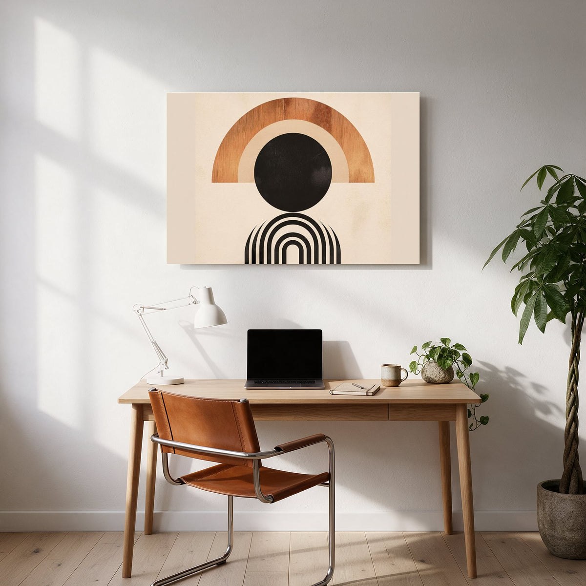 Terracotta Sunrise Arch — office room landscape