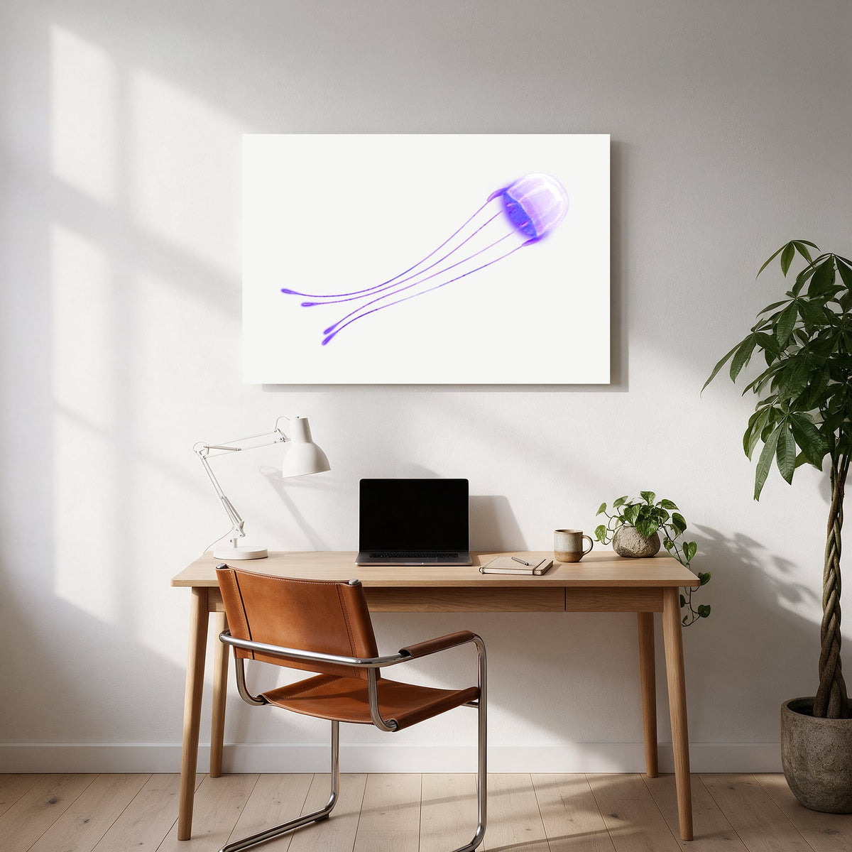 Purple Jellyfish — office room landscape
