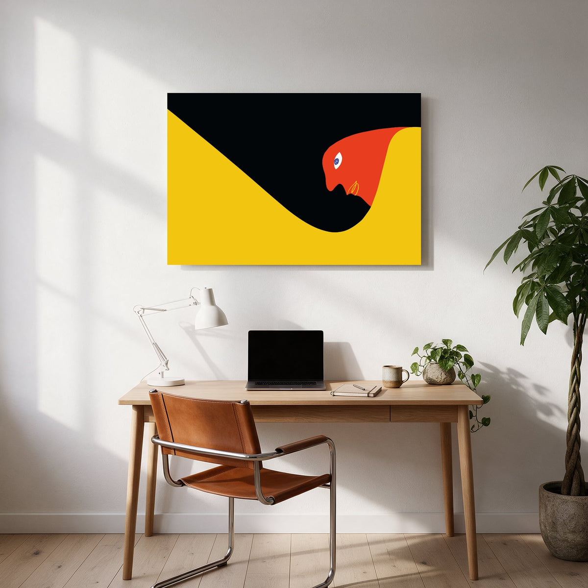 Bauhaus Bird Profile — office room landscape