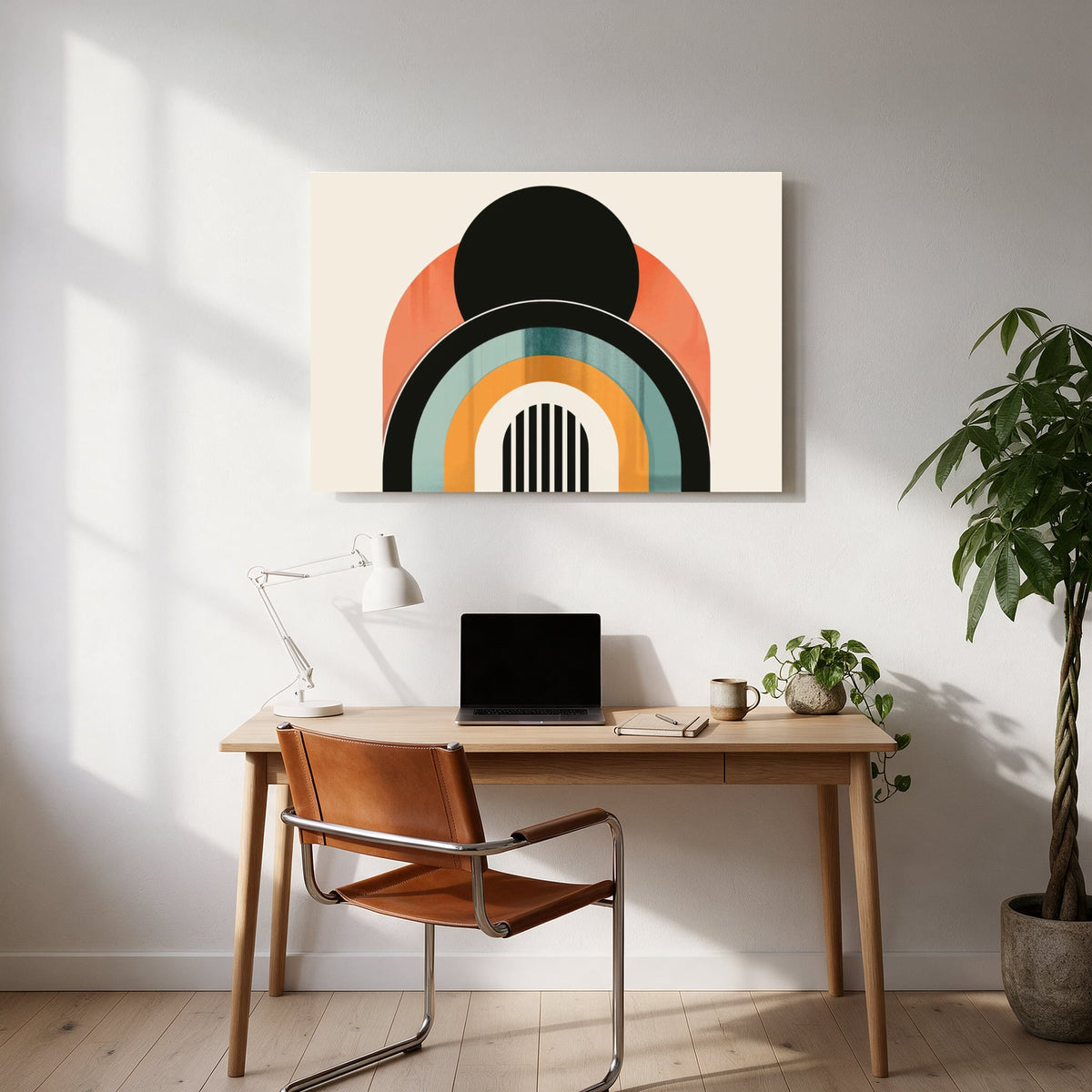 Midnight Rainbow Arch — office room landscape