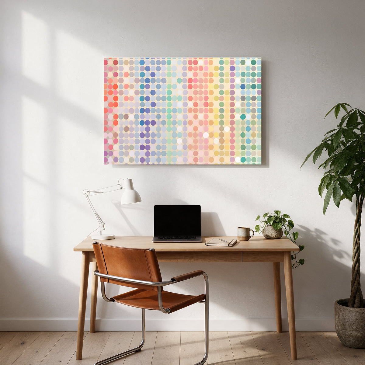Cool Dot Gradient — office room landscape