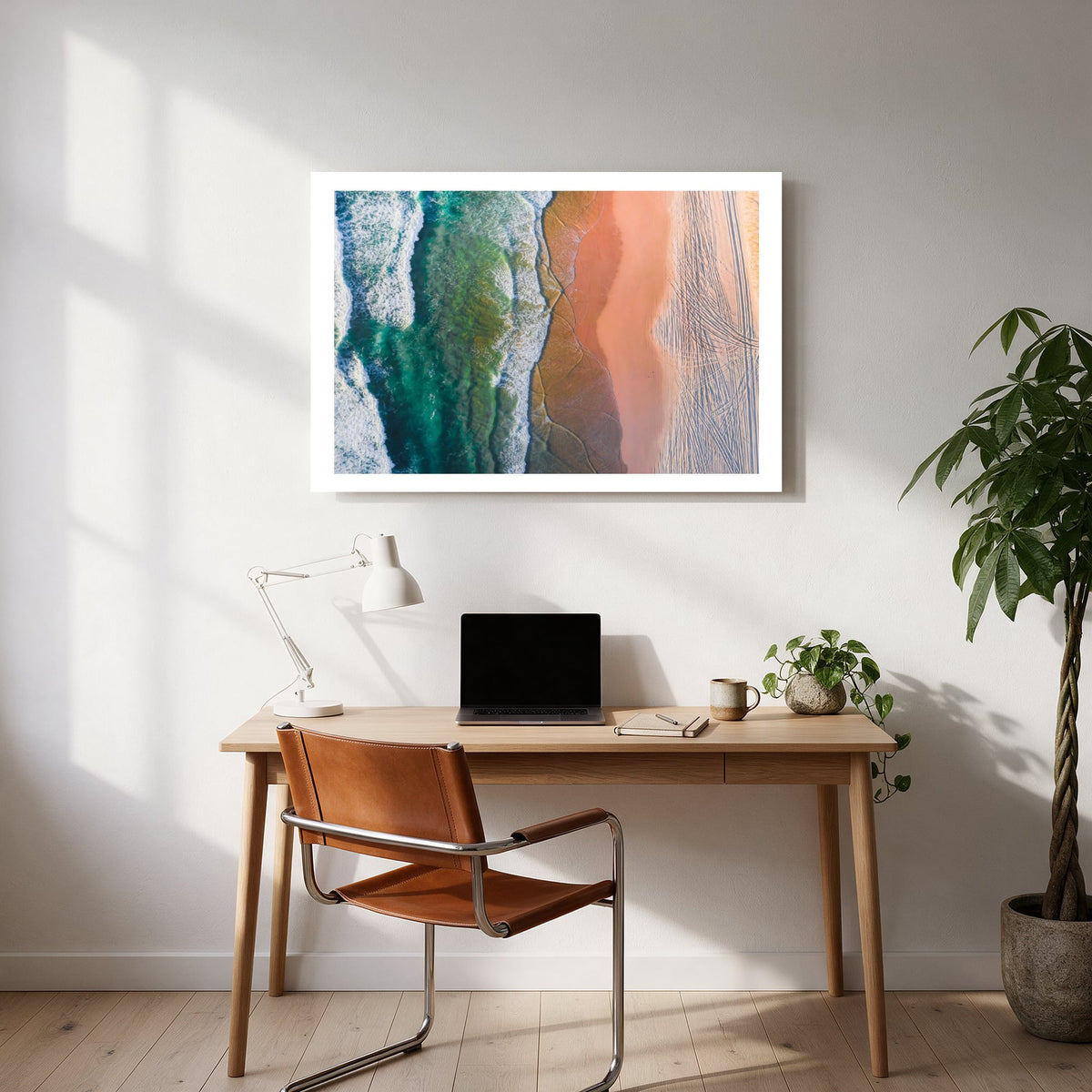 Shoreline from Above — office room landscape