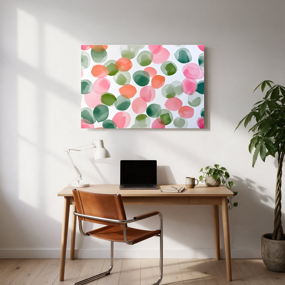 Pastel Pebble Path — office room landscape