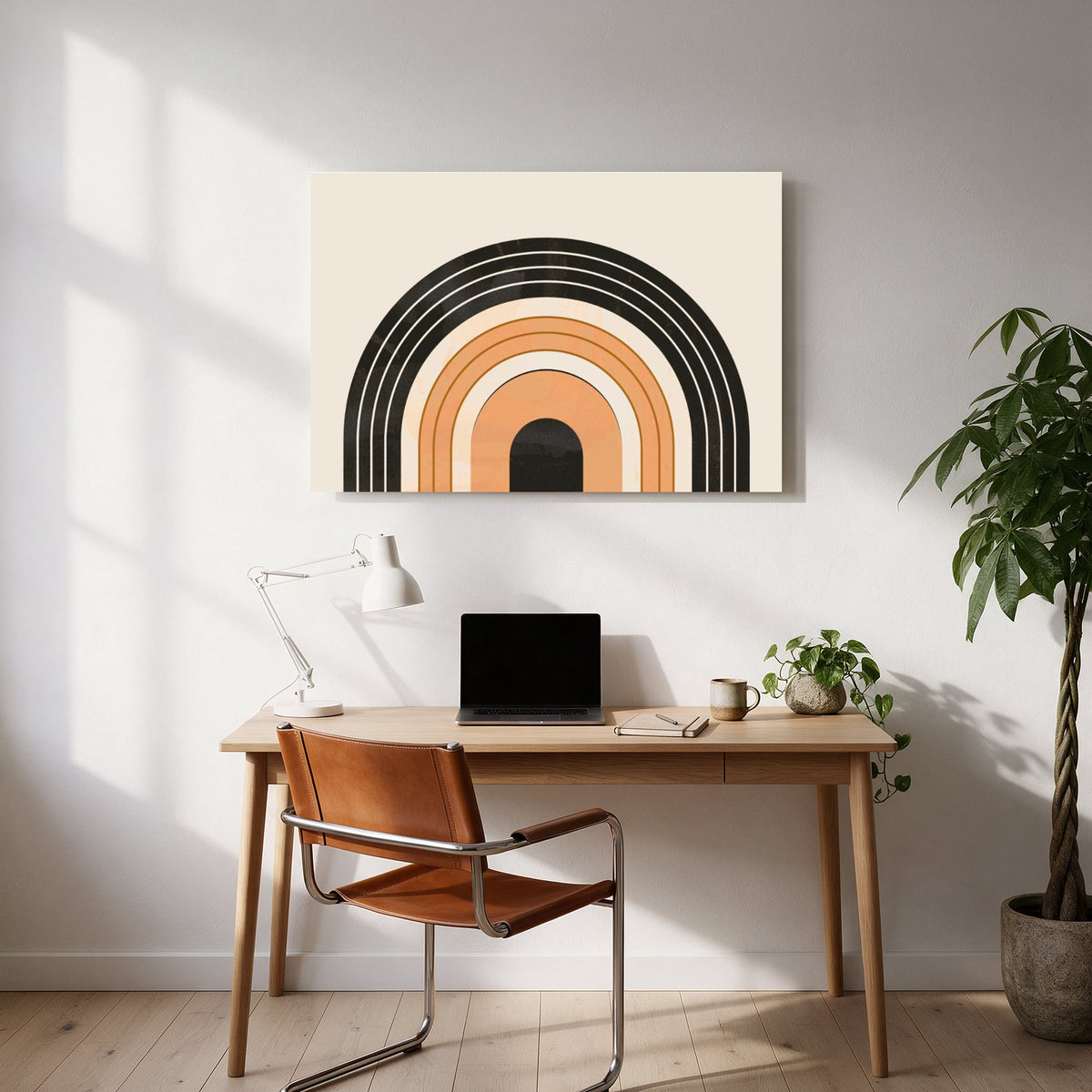 Layered Boho Rainbow — office room landscape