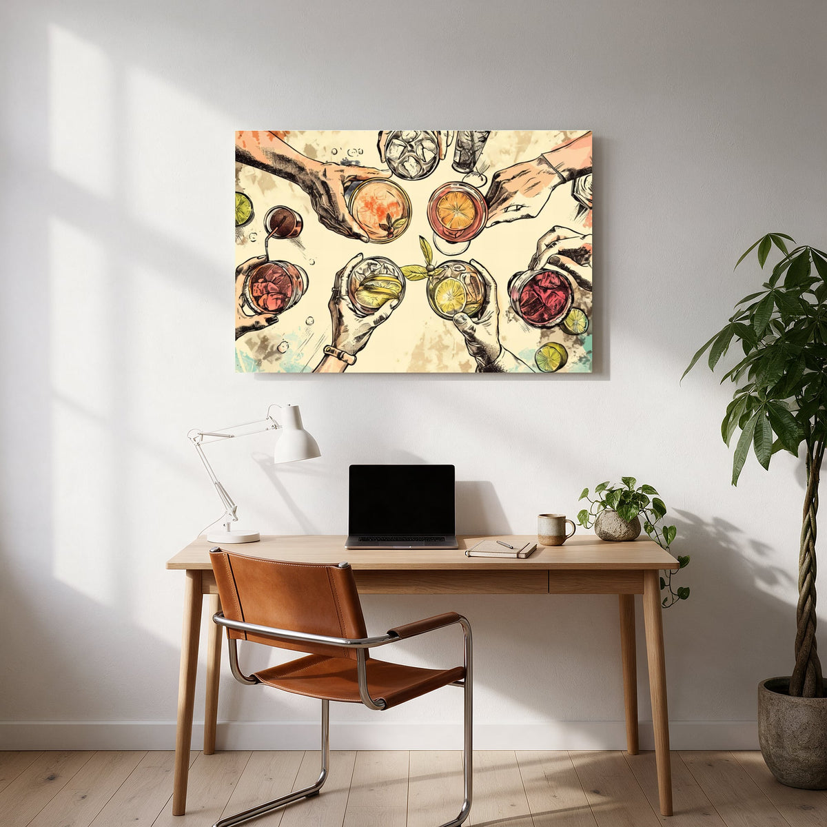 Cocktails from Above — office room landscape