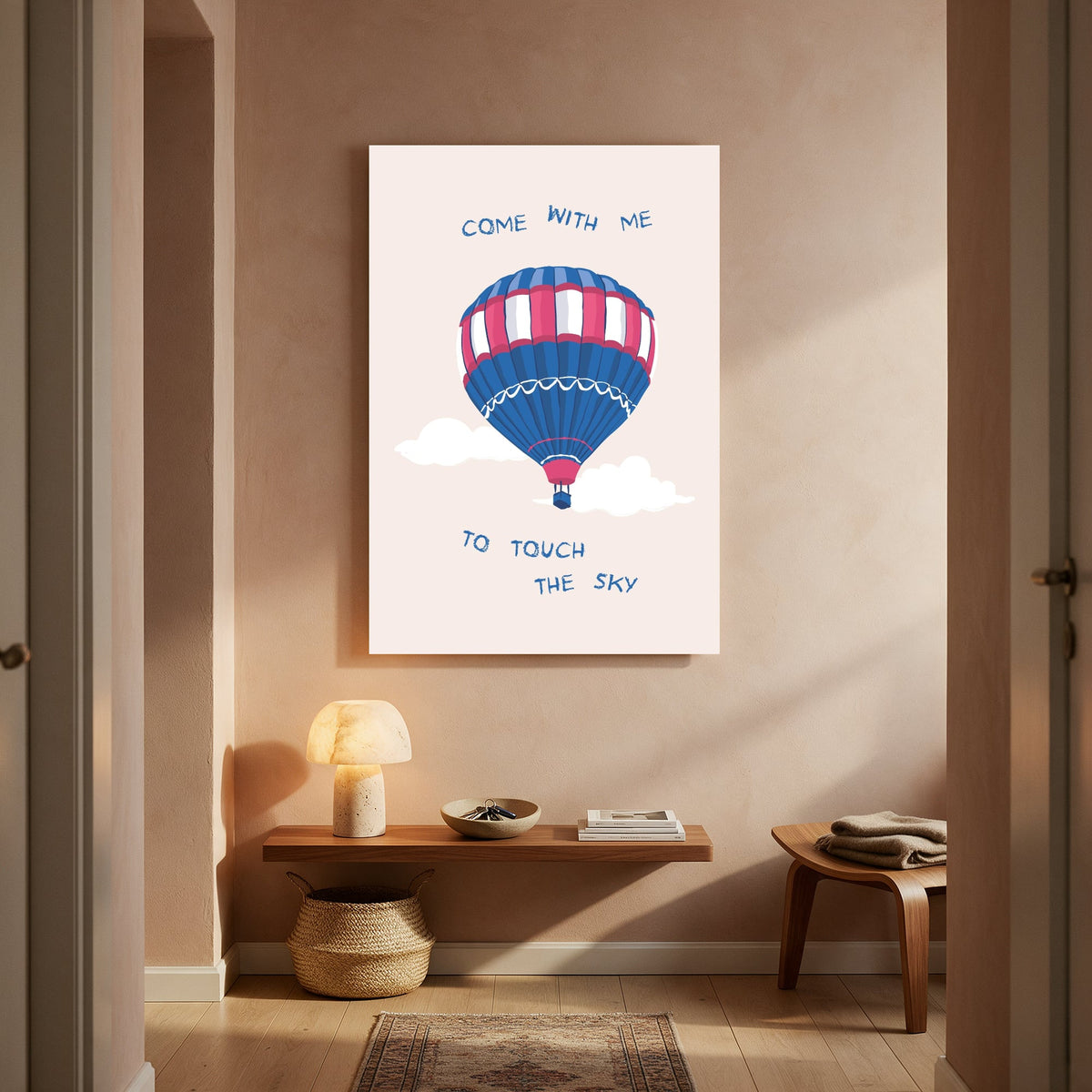 Come With Me to Touch the Sky — Portrait Living Room- Final