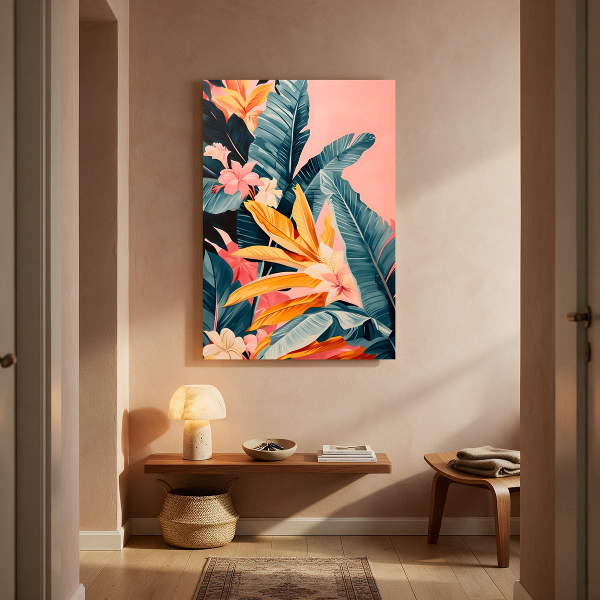Birds of Paradise — Portrait Living Room- Final
