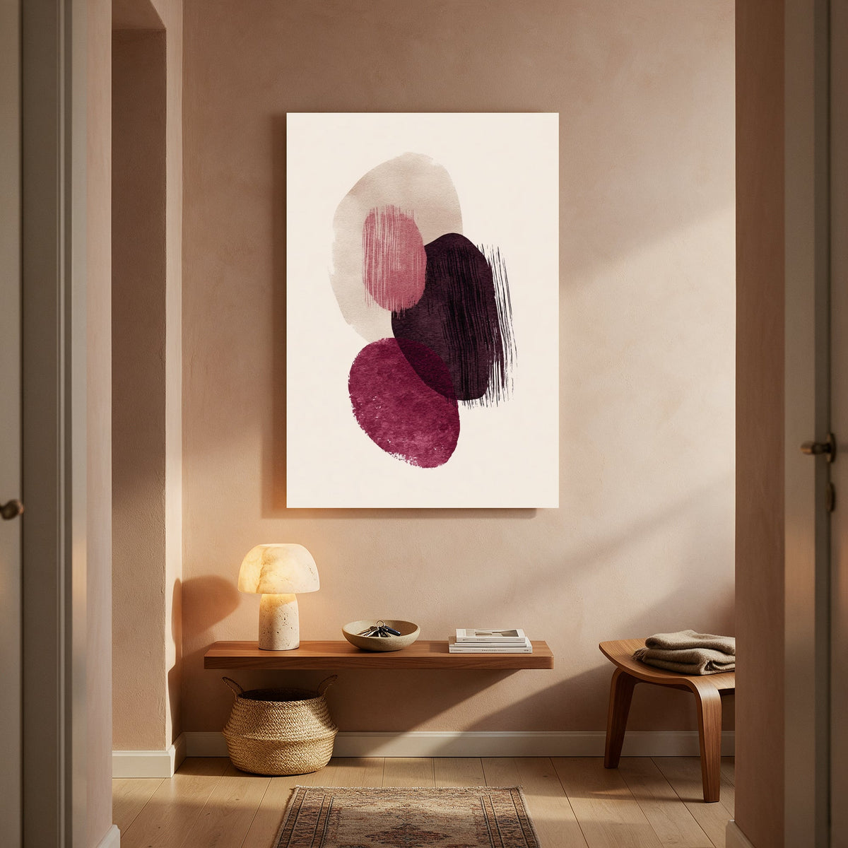 Organic Blob Trio — Portrait Living Room- Final