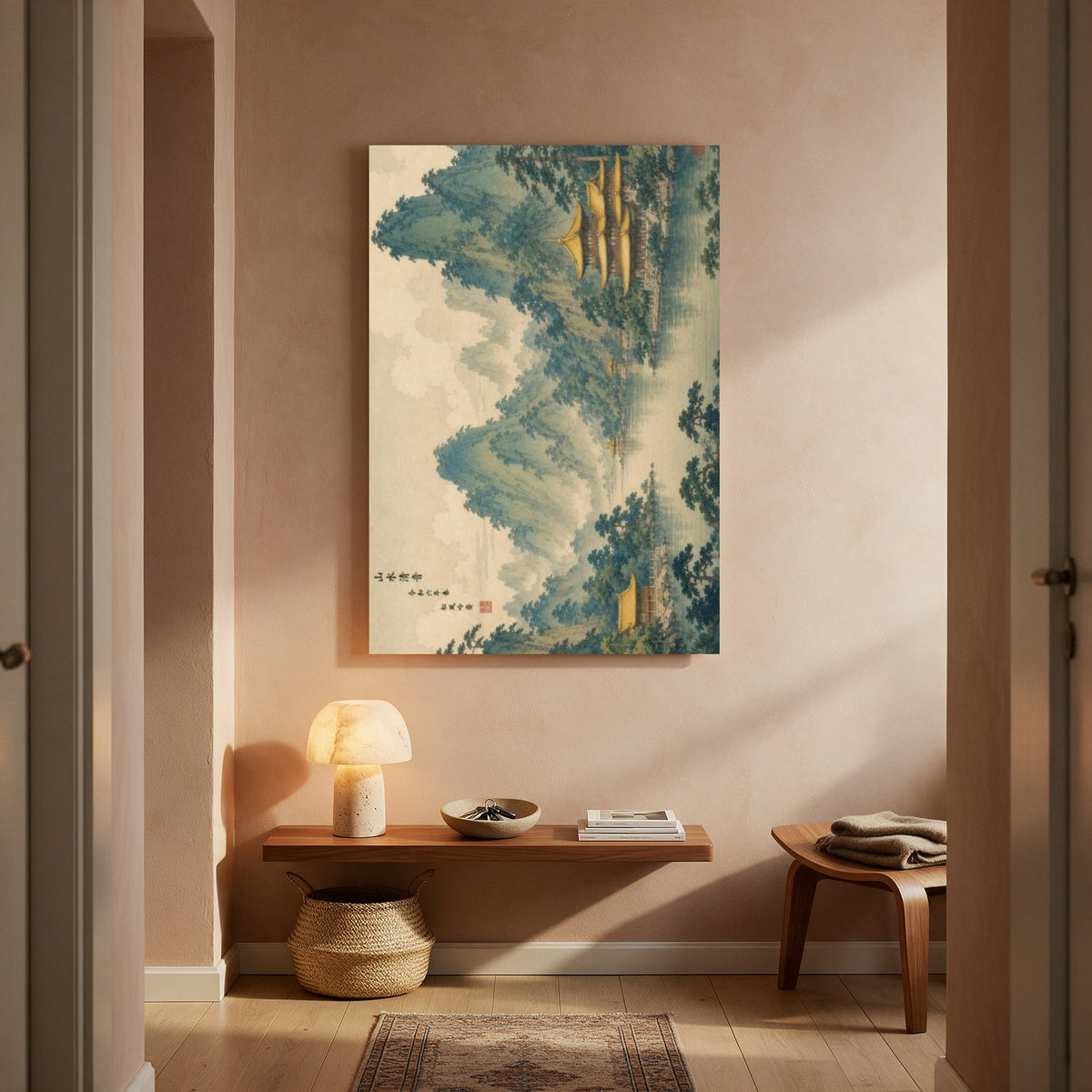 Golden Temple Lake — Portrait Living Room- Final