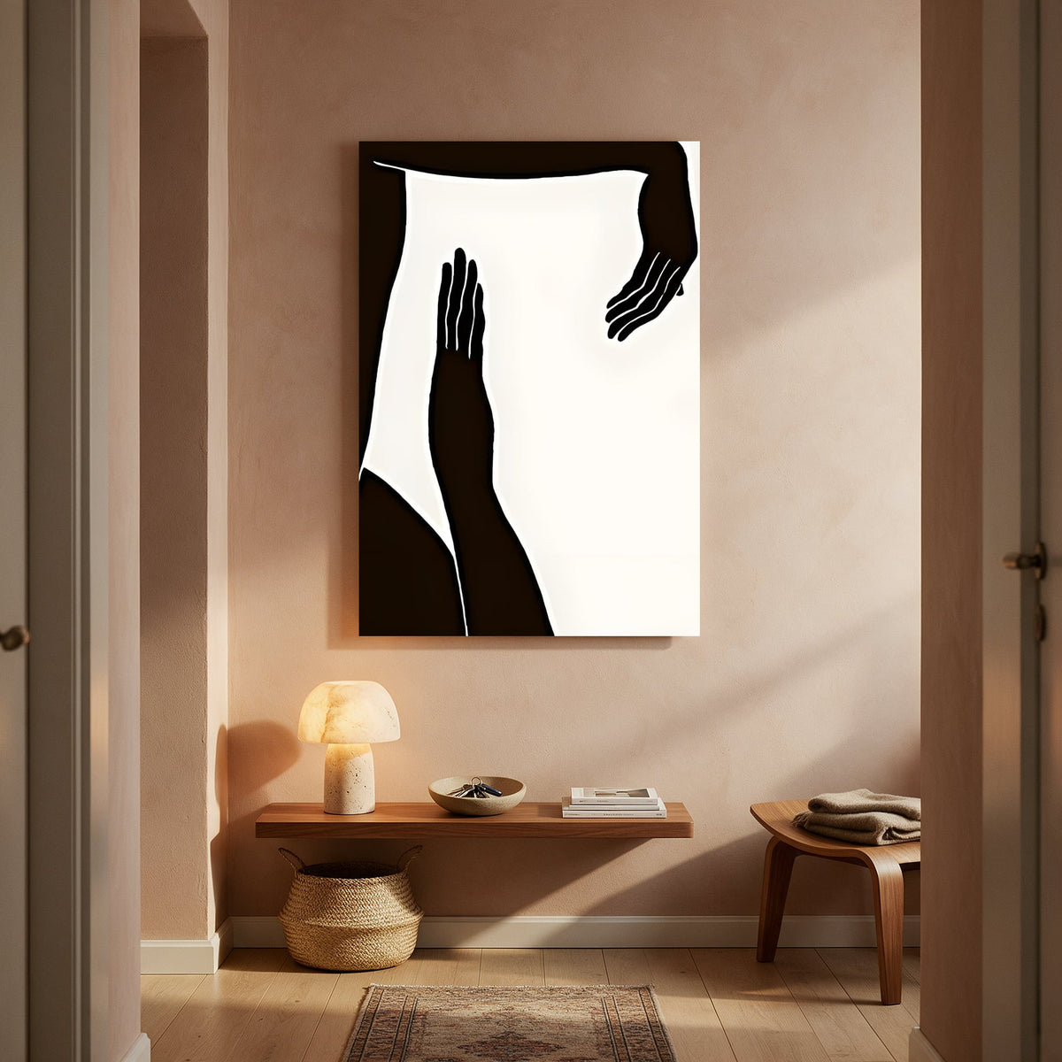 Hands and Silhouette — Portrait Living Room- Final