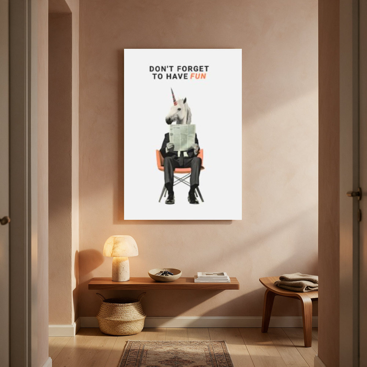Don't Forget to Have Fun — Portrait Living Room- Final