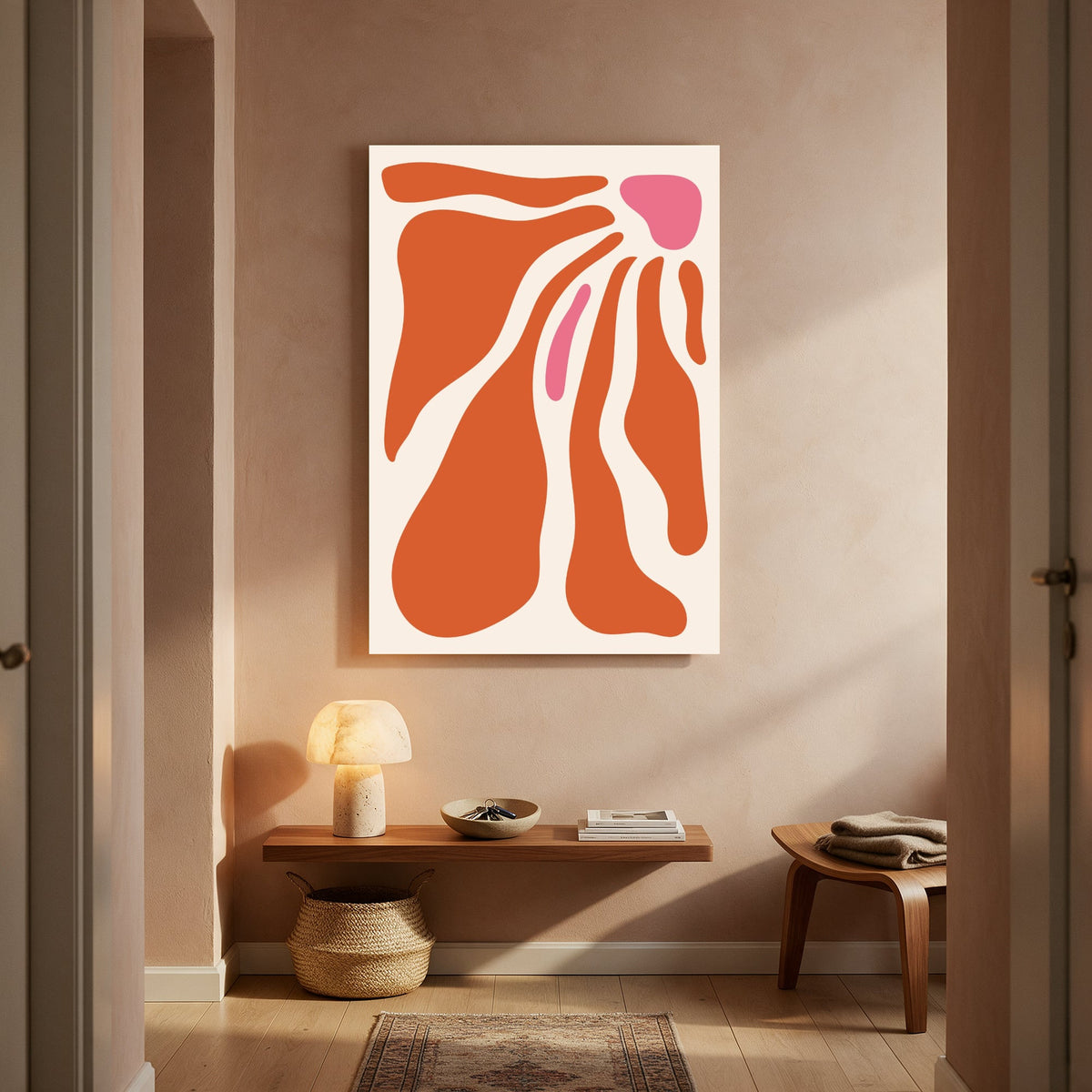 Amber Flame Bloom — Portrait Living Room- Final